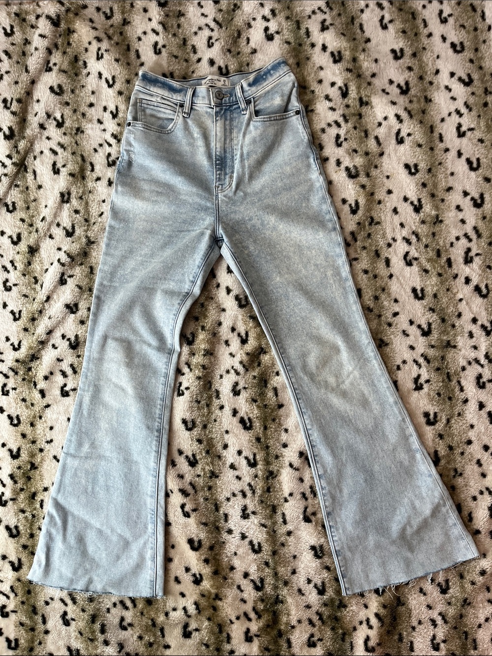 Abercrombie & Fitch Light Wash Flare Jeans